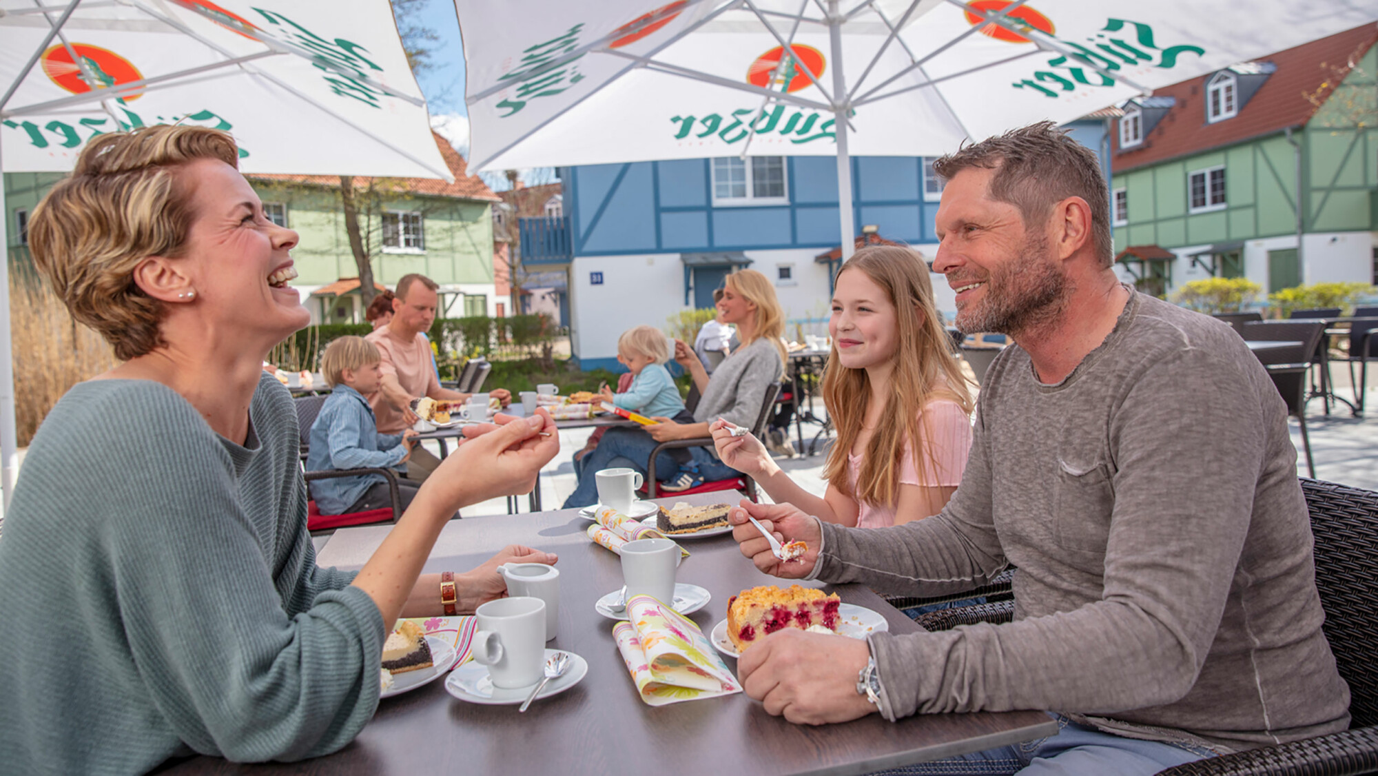 Kaffee und Kuchen im Restaurant Landhus am Fleesensee