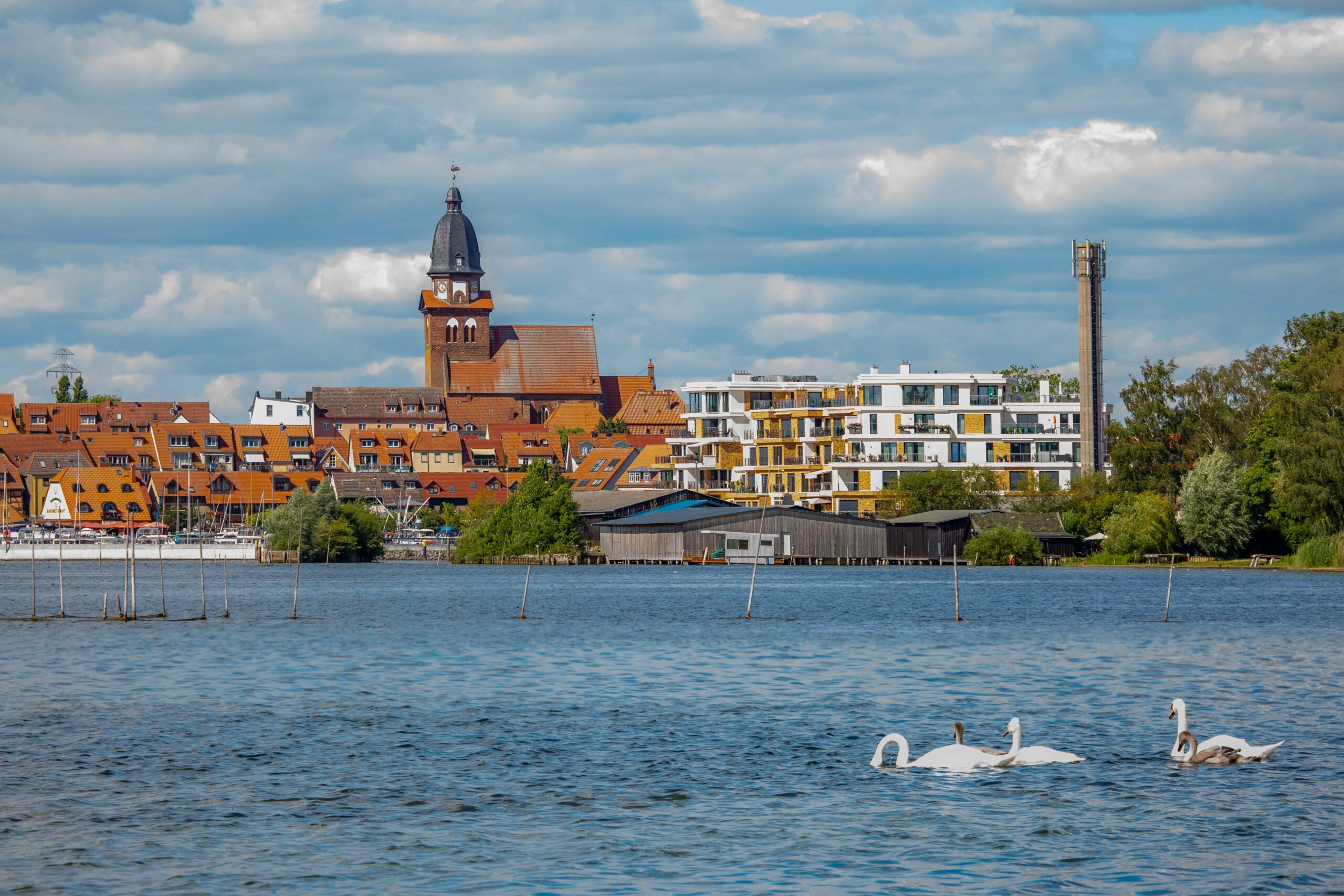 Skyline von Waren Müritz