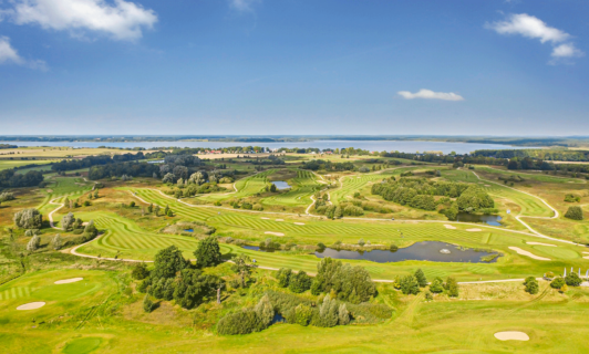 Überblick auf den gesamten Fleesensee Golfplatz
