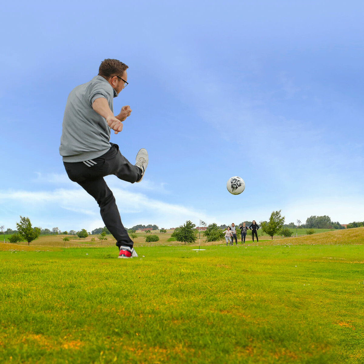 Fußballgolf im Familienhotel am Fleesensee
