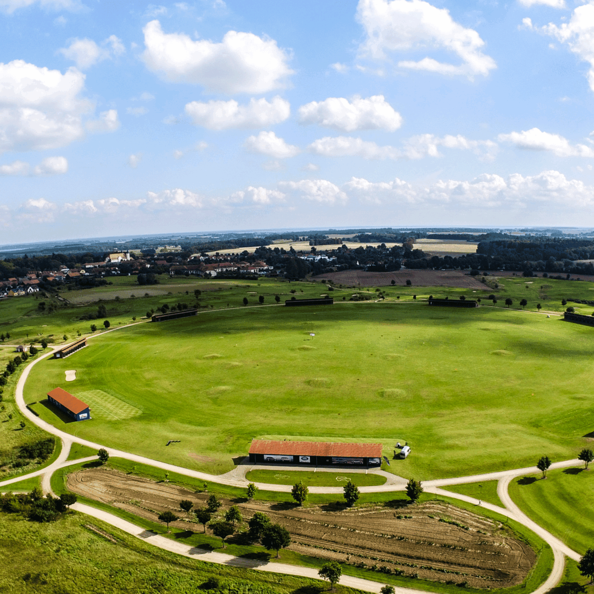 Overview vom Golfgelände am Fleesensee