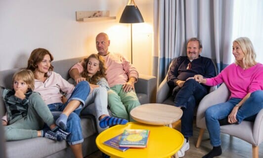 Familienurlaub mit Großeltern im Familienresort in MV