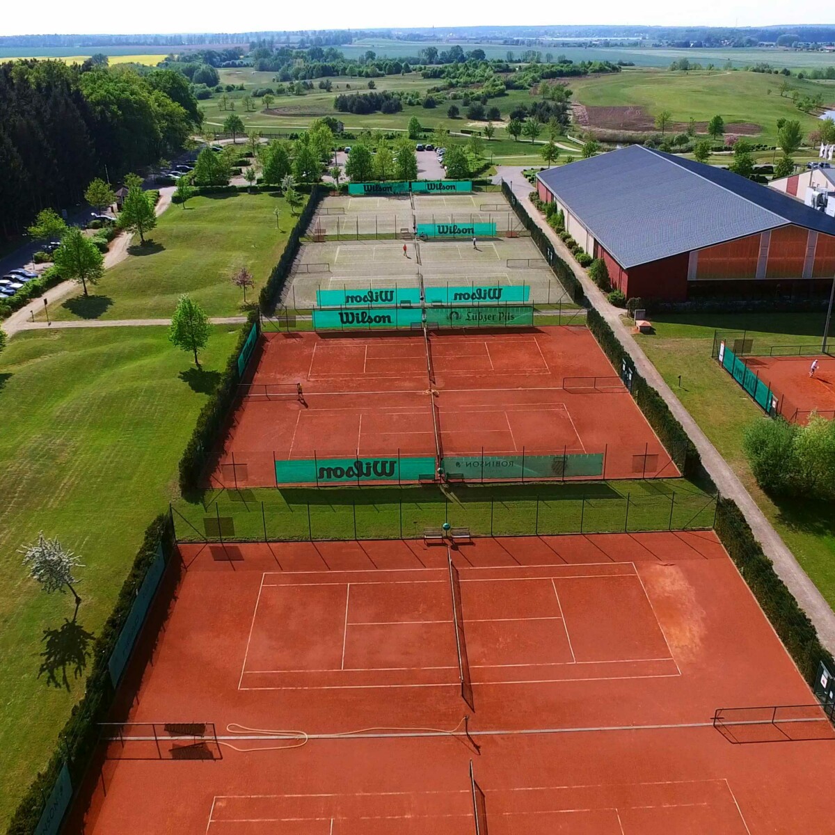 Tennisanlage am Fleesensee