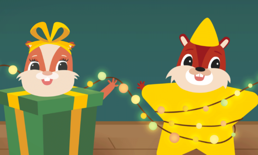 BEECH Maskottchen Weihnachtsdekoration