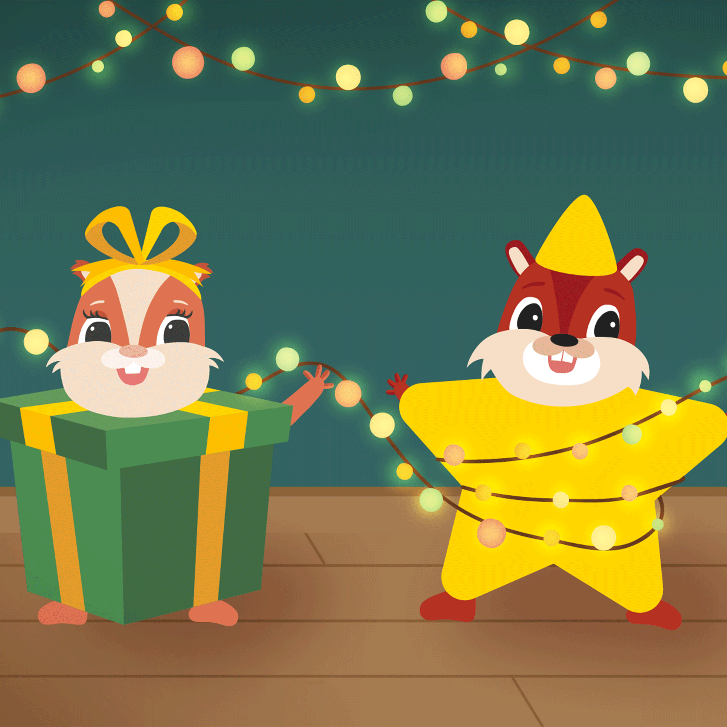 BEECH Maskottchen Weihnachtsdekoration
