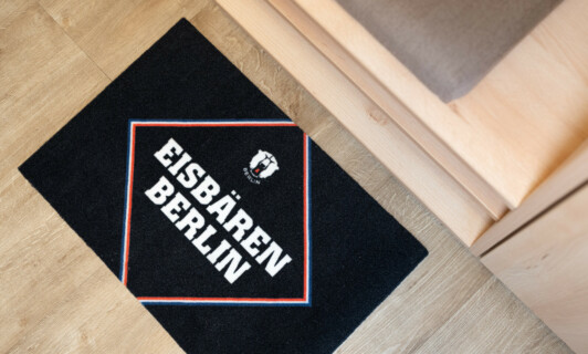 Merchandise Fußmatte Berlin Eisbären im Familienapartment am Fleesensee