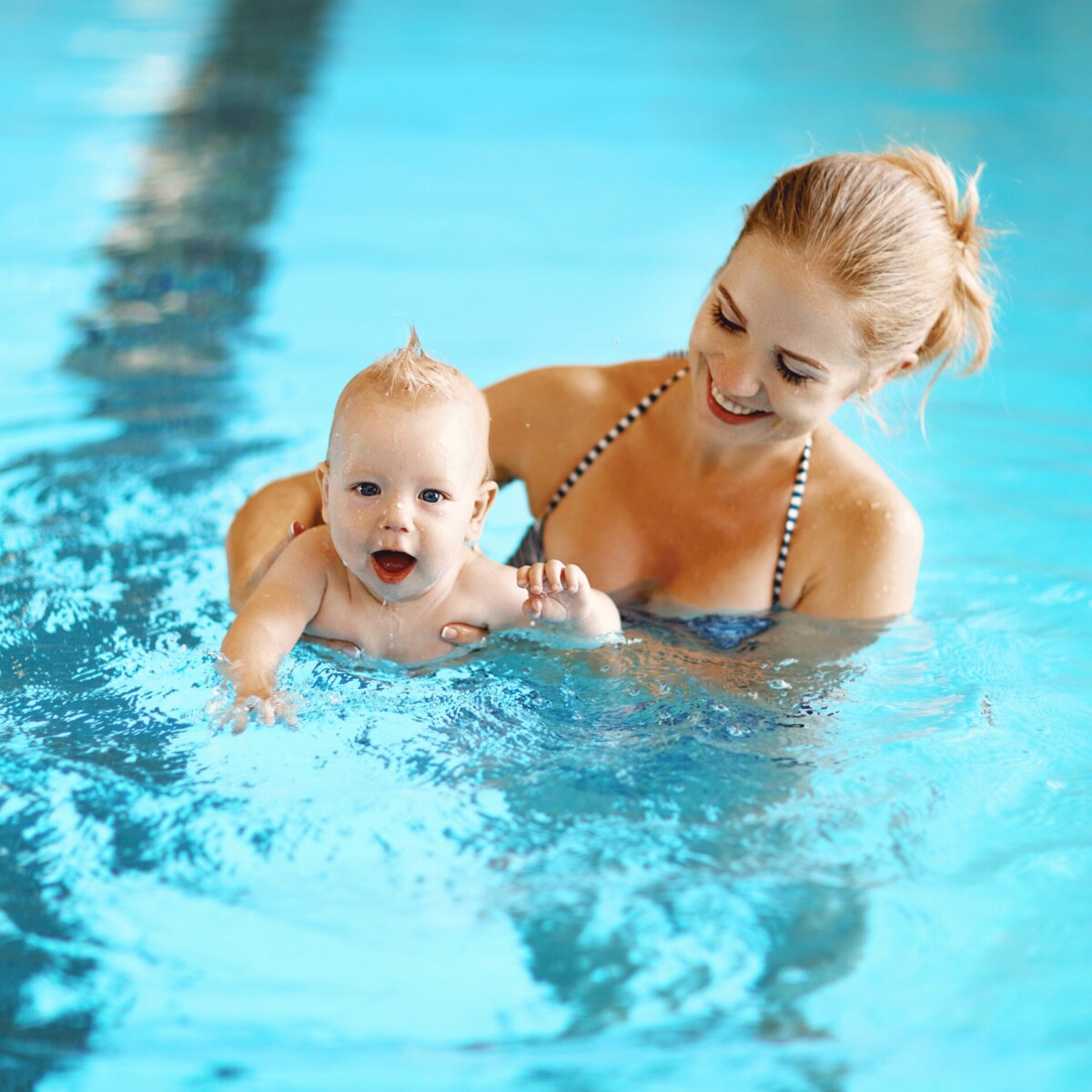 Babyschwimmen im AQUAFUN Fleesensee