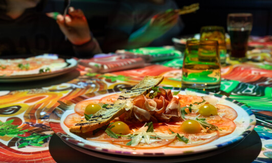 Herzhaftes essen beim 3D kulinarisches Event Le Petit im Restaurant Strandpirat