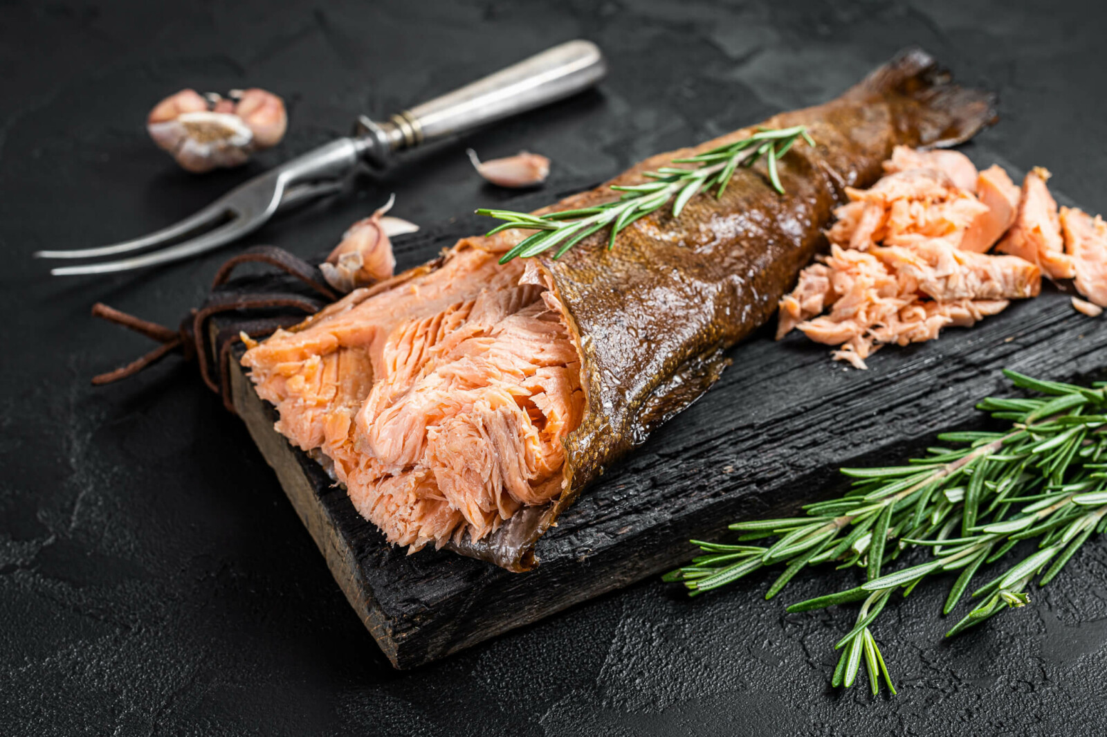Zubereiteter Räucherfisch